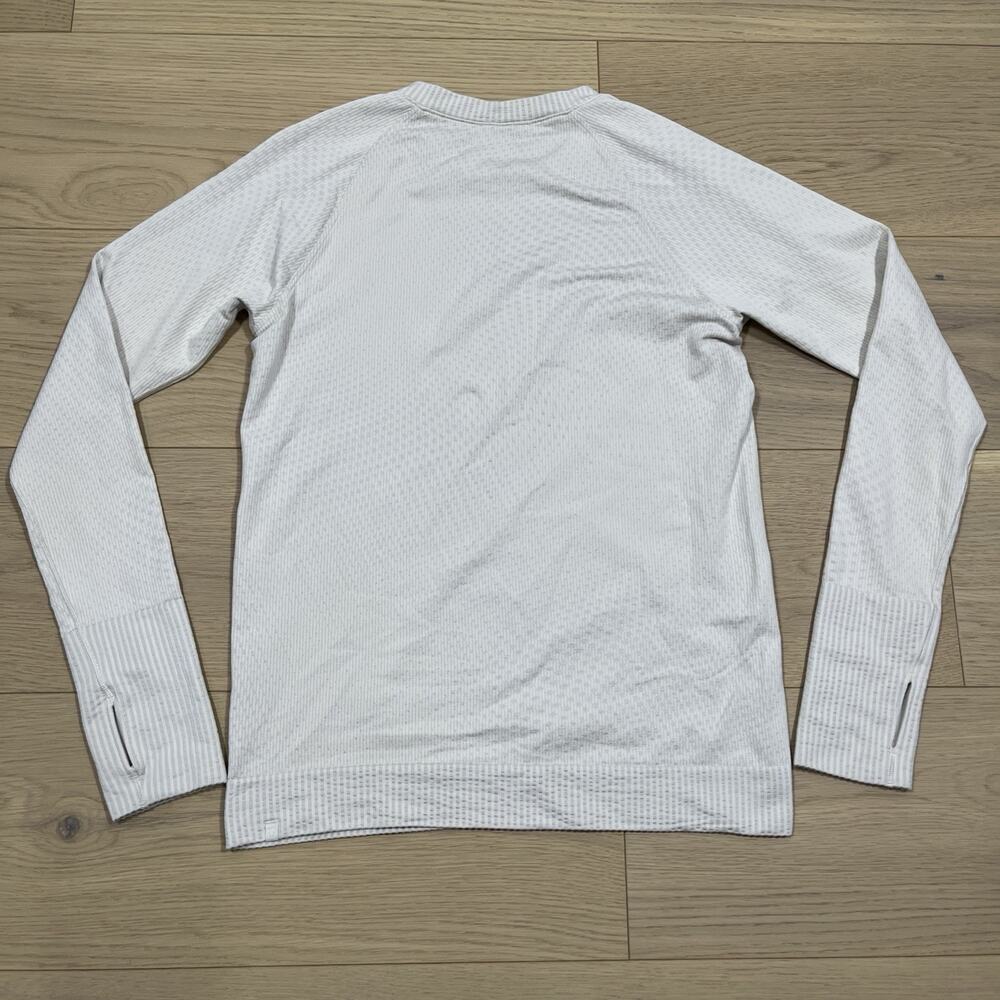 Lululemon White Long Sleeve Tee - Picture 8 of 12